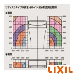 LIXIL(リクシル) 322-1149-65 給水ホース 650mm