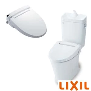 LIXIL BC-ZA10PM BB7+DT-ZA180PM BB7+CW-KA21QC BB7 マンションリフォーム用 アメージュZ便器(フチレス)床上排水155タイプ+シャワートイレKAシリーズの組み合わせ便器です。「ナノレベルの超平滑 × 宝石レベルの高硬度 × 銀イオンパワーの抗菌効果」でキズがつきにくく汚れの付着も抑えるハイパーキラミックを採用した便器を採用！温水洗浄便座は使いやすいリモコン操作のお掃除ラクラクのスタンダードモデルのKAシリーズです。