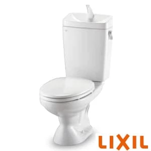 C-100P LR8+DT-4850 LR8 LG便器は超節水トイレです。陶器製タンクで、手洗付きタイプです。