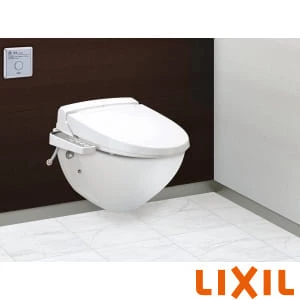 C-P12PM BW1 はパブリックトイレ向けの壁掛便器 床上排水仕様 掃除口付きです。スタイリッシュなデザインで清掃性に優れたハイパーキラミック仕様のリクシル トイレです。