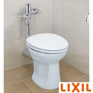 C-P13P BW1 は、パブリックスペースに最適な節水トイレタイプの洗い落とし式 ロータンク式 便器です。シンプルなデザインと高い清掃性を誇るLIXILのトイレです。