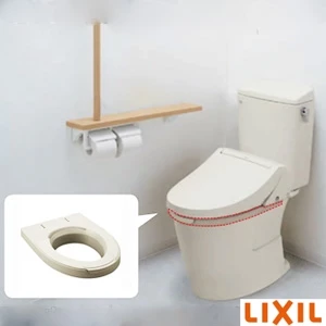 LIXIL(リクシル) CWA-230KB32AA シャワートイレ付補高便座 KAシリーズ[貯湯式][袖リモコン][KB32][30mmタイプ][キレイ便座][おしりターボ洗浄]