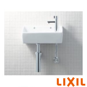 【してくださ】 リクシル LIXIL/INAX 狭小手洗シリーズ手洗タイプ 角形 L-A35HB 床給水/床排水(Sトラップ) ハイパーキラ