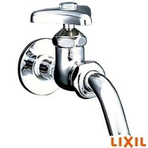 LF-7KR-13-U ユーティリティ 吐水口回転形胴長横水栓(固定コマ式)