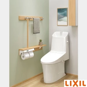 NKF-6WU2L LP 後付トイレ棚手すり付2連紙巻器