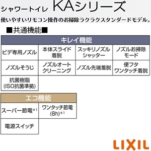 LIXIL(リクシル) YBC-Z30H+DT-Z350H+CW-KA31A アメージュ便器+シャワートイレKAシリーズ[床排水][排水芯120･200～550mm][手洗いなし]
