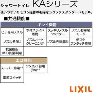 LIXIL(リクシル) YBC-Z30S+DT-Z350+CW-KA31 アメージュ便器+シャワートイレKAシリーズ[床排水][排水芯200mm][手洗いなし]