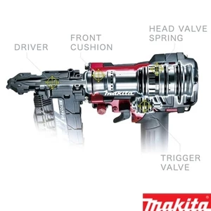 AT451H 【在庫処分】高圧フロアタッカ  エアダスタ付(赤)  幅4mm 長さ25?50mm