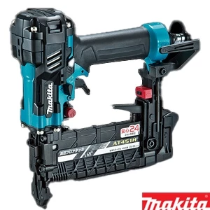 AT451HM 【在庫処分】高圧フロアタッカ  エアダスタ付(青)  幅4mm 長さ25?50mm