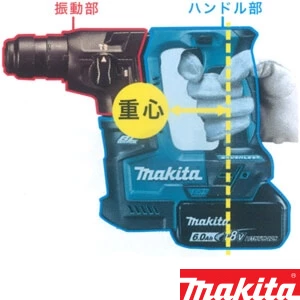 HR171DZK 充電式ハンマドリル 18V 本体・ケース付 17mm 青