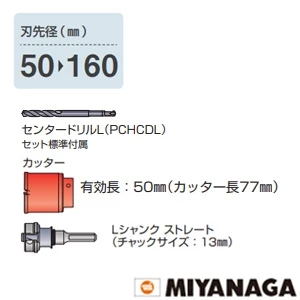 PCH80 ミヤナガ ハイブリツトコア/ポリ セット 80