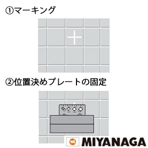 PP ミヤナガ ダイヤカッター用 位置決めプレート