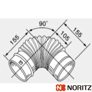 パイ100エルボ90ﾄﾞ φ100エルボ90°