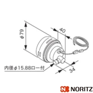 ふろアダプターDX-TL型-R ノーリツ ふろアダプターYPAD16LR