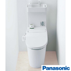 パナソニック XCH3013WST アラウーノＶ 専用トワレS3[タンクレストイレ][床排水芯120･200mm][手洗い付き][洗浄水量 大4.6/小3.0L][便ふた自動開閉]