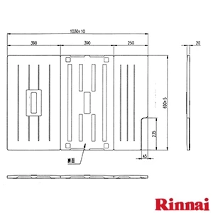 RTB-110SKR ホールインワン専用浴槽 フタ