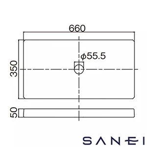 G17P4-B SANEI(サンエイ) スクエアワイドG17