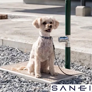 G17P4G-W SANEI(サンエイ) スクエアワイドG17（ゴム栓付）