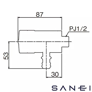 G24K-AT SANEI(サンエイ) AT式ホース接続回転水栓 2.0