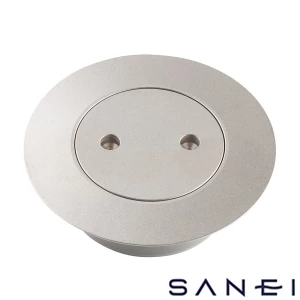 H522-100 SANEI(サンエイ) フラット型ステンレスツバ広掃除口