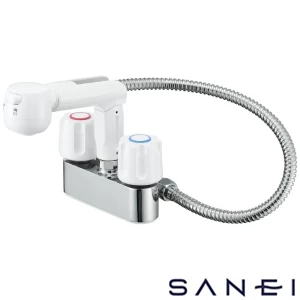 K31-W SANEI(サンエイ) ツーバルブスプレー混合栓(洗髪用)