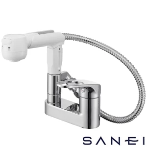 K37100-W SANEI(サンエイ) シングルスプレー混合栓(洗髪用)
