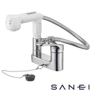 K37100R-W SANEI(サンエイ) シングルスプレー混合栓（洗髪用）