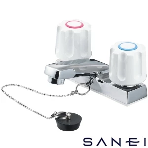 K51-W SANEI(サンエイ) ツーバルブ洗面混合栓［共用形］