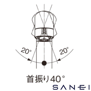 K6711MEV-13 サンエイ(SANEI) シングル台付切替シャワー混合栓