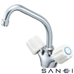 K811-W-23 サンエイ(SANEI) ツーバルブワンホール混合栓
