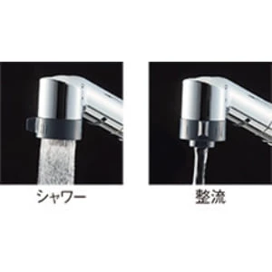 K8711MEJV-13 サンエイ(SANEI) シングルワンホール切替シャワー混合栓