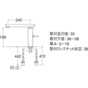 K87310JV-JD-13 サンエイ(SANEI) シングルワンホール混合栓