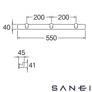 MTH2107-15-023 SANEI(サンエイ) フック