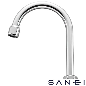 PA26JH-60X-16 SANEI(サンエイ) 泡沫横形ツル首パイプ（パッケージ品）