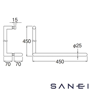 PRE-G300-01 SANEI(サンエイ) シャワーブースハンドル