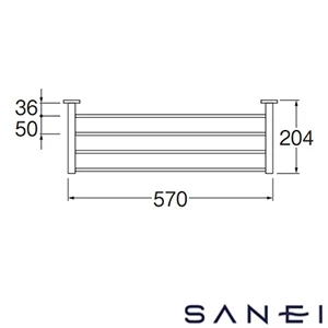 PRE-S330-02 SANEI(サンエイ) タオルラック