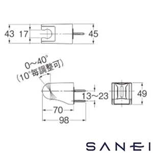 PS30-845 SANEI(サンエイ) シャワー掛具