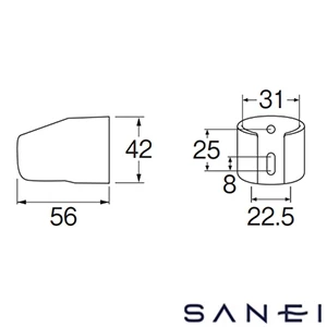 PS32-85-MW2 SANEI(サンエイ) PCシャワ掛具