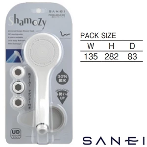 PS3963-80XA-MW SANEI(サンエイ) 節水シャワーヘッド（シャモジー）