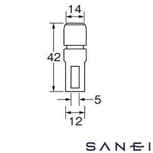PV45-110X SANEI(サンエイ) ボールタップ弁体