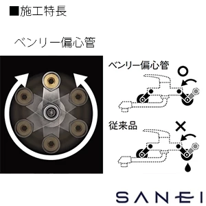 SK1811-3U SANEI(サンエイ) サーモシャワー混合栓