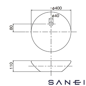 TH12W SANEI(サンエイ) ガーデンパンHAMON