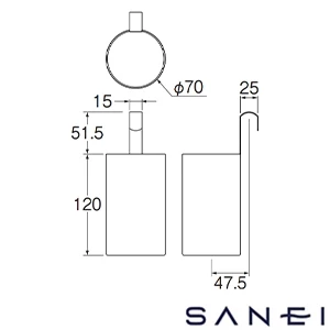 W18490-MDP SANEI(サンエイ) アメニティトレー