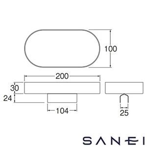 W18492-MDP SANEI(サンエイ) アメニティトレー