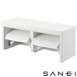 W2810-MW2 SANEI(サンエイ) ダブルペーパーホルダー棚付