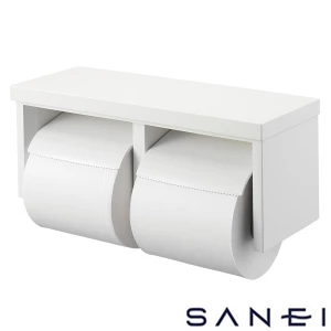 W2810-MW2 SANEI(サンエイ) ダブルペーパーホルダー棚付
