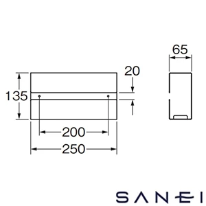 W453 SANEI(サンエイ) ペーパータオルホルダー