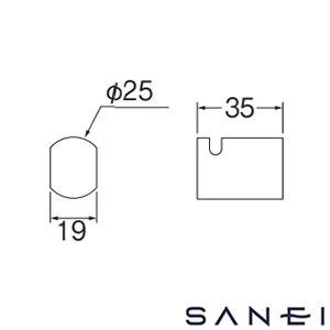 W8809-MDP SANEI(サンエイ) フック