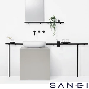 W97091-MDP-R-B SANEI(サンエイ) 金属バー（右側）