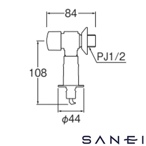 Y1433T6V SANEI(サンエイ) FB洗濯機用送り座水栓
